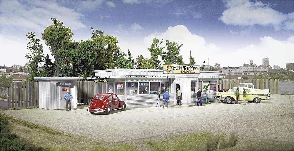 Amazon.com: Walthers Cornerstone Miss Bettie's Diner 933-2909 HO